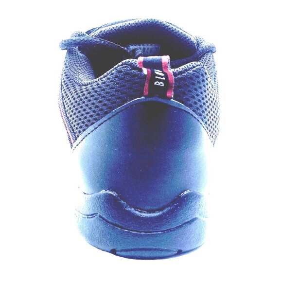 Bloch Split Sole Mesh Criss Cross Red Black Hip Hop Dance Sneakers Non Mark Comp - Picture 7 of 13